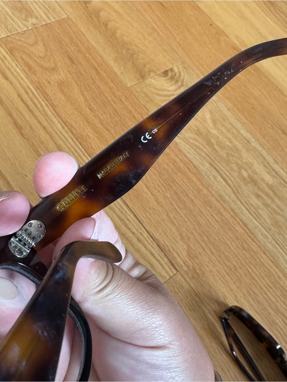 Vintage Celine Tortoiseshell Eyeglass Frames - Picture 5 of 7